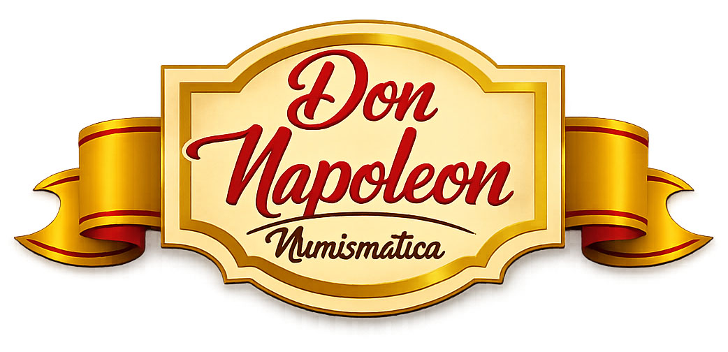 Logotipo Don Napoleon Numismática - Moedas e colecionismo