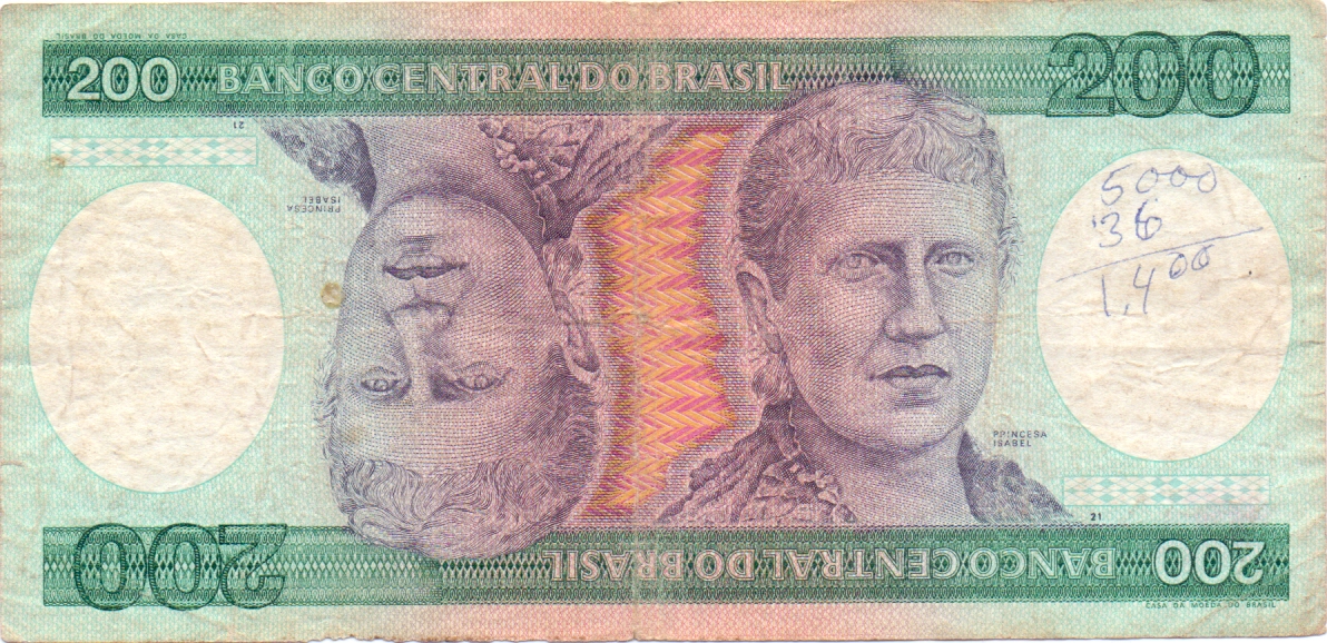 Frente da Cédula