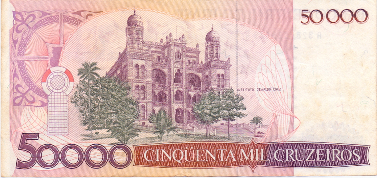 Verso da Cédula